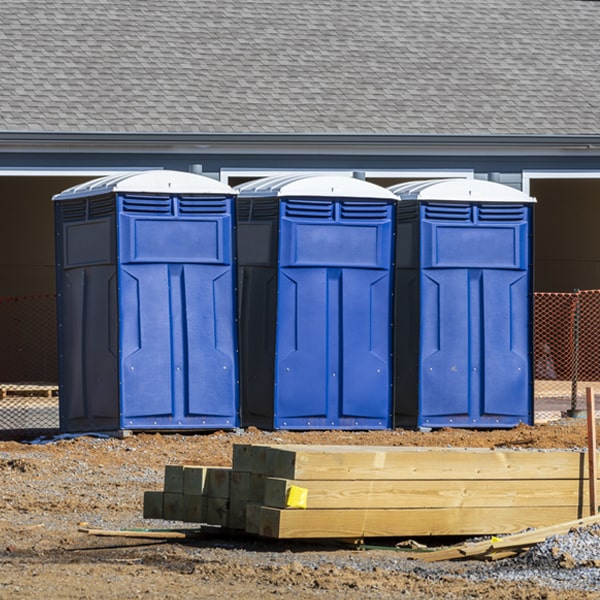 is there a specific order in which to place multiple porta potties in Dunwoody